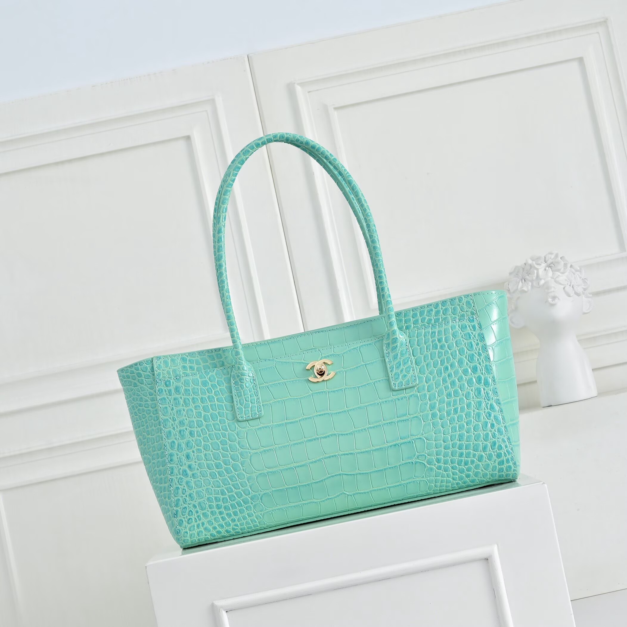 Ch@nel crocodile grain S