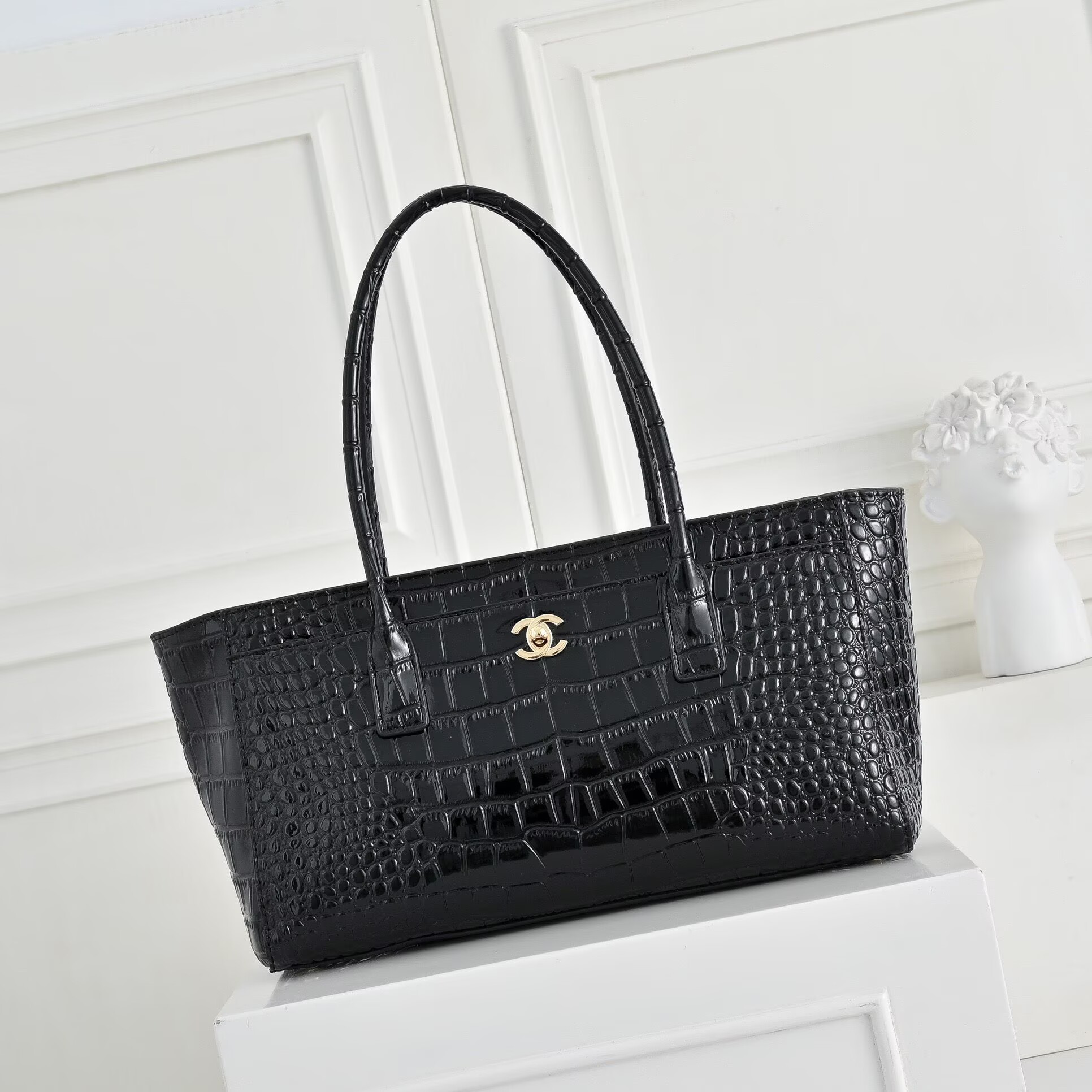 Ch@nel crocodile grain C