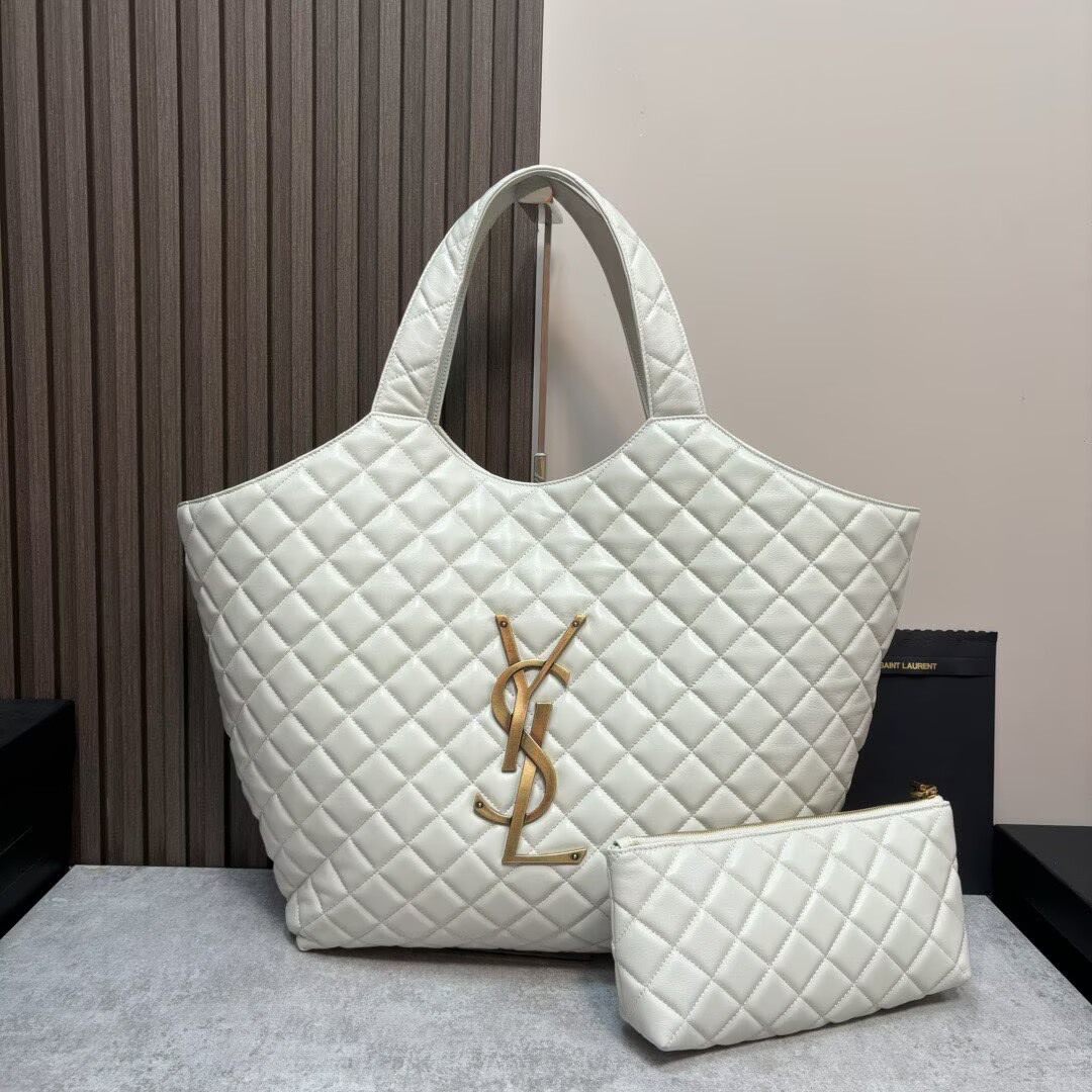 YSL ICARE in quilted nap